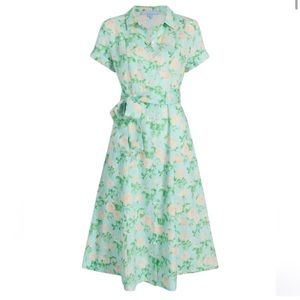 NWT Hill House Home Lily Dress blue roses Medium